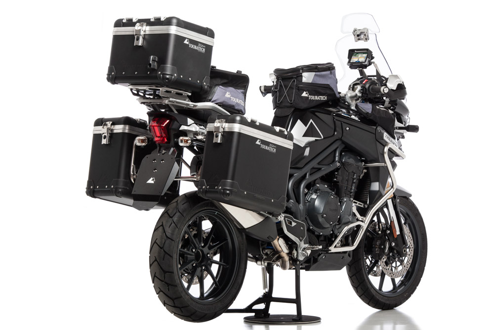 Pyramid Plastics 816000M Shock Shield – Triumph Explorer 1200 (2012–2015), Matt Black, Hugger Alternative, UK Made