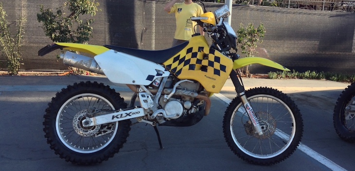 Touratech-USA's Iain Glynn has his KLX400 ready for the 2014 Baja Rally.