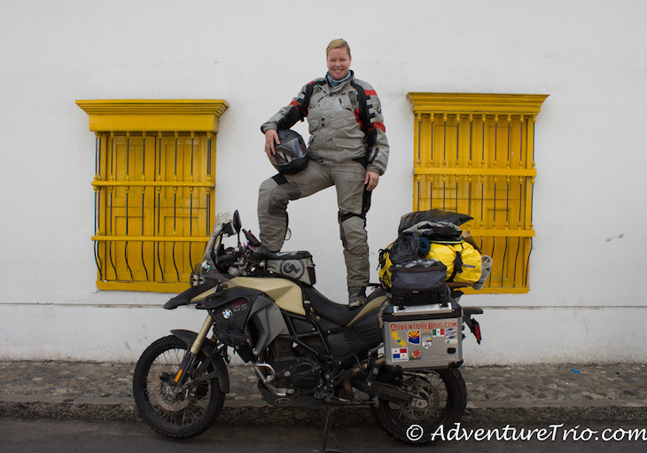 Girl with hotsell big bike