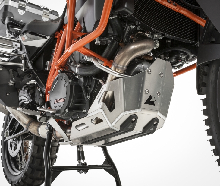Pare-carter Haut KTM 1290 Super Adventure 2015-2016 - Protection Moteur En Acier 21 Mm - Réservoir Orange